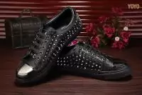 philipp plein studded moccasin chaussures rivoli noir